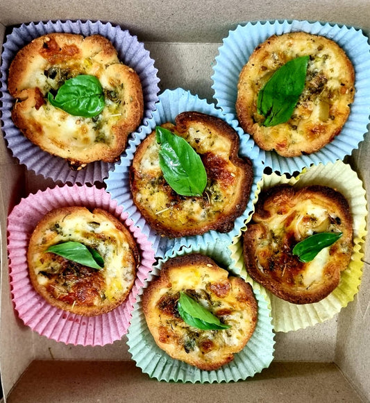 Pizza in the shape of muffins